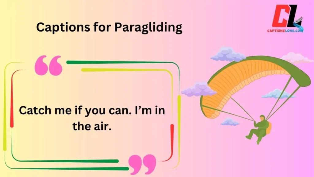 Captions for Paragliding