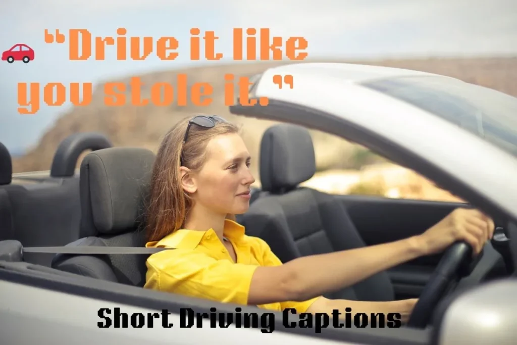 Short Driving Captions
