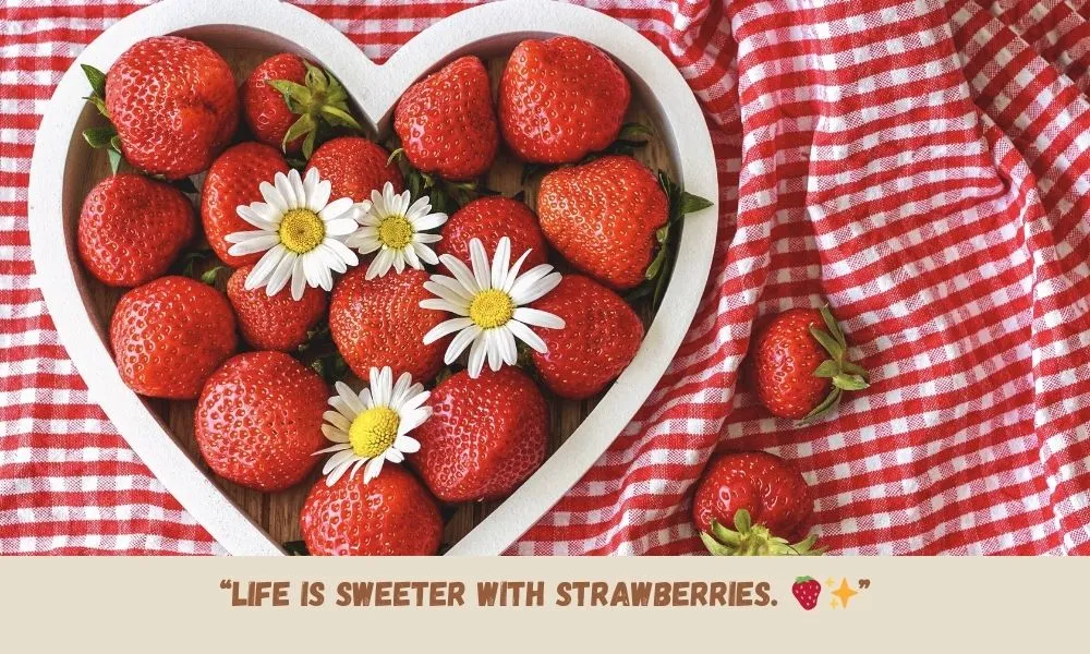 Cute Strawberry Quotes