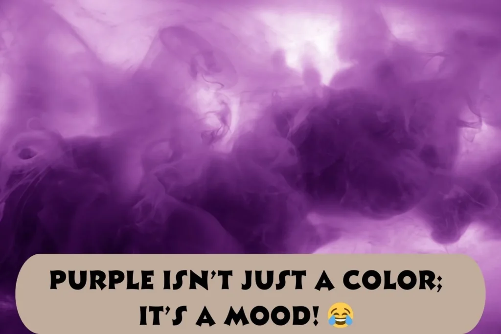 Funny Purple Captions