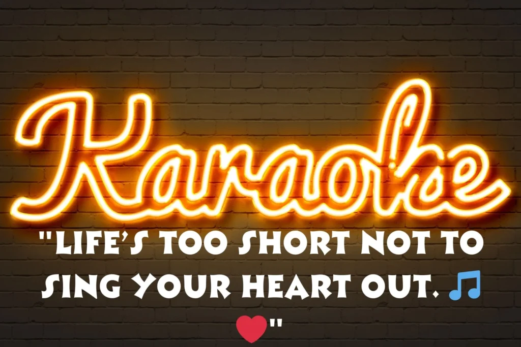 Karaoke Instagram Captions