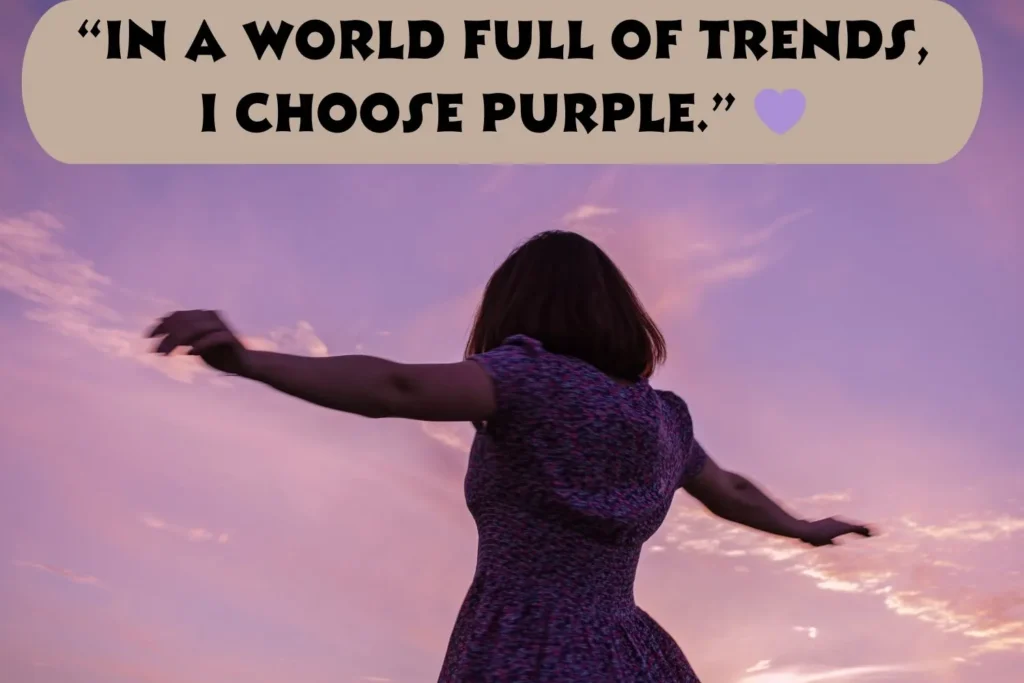 Purple Quotes For Instagram