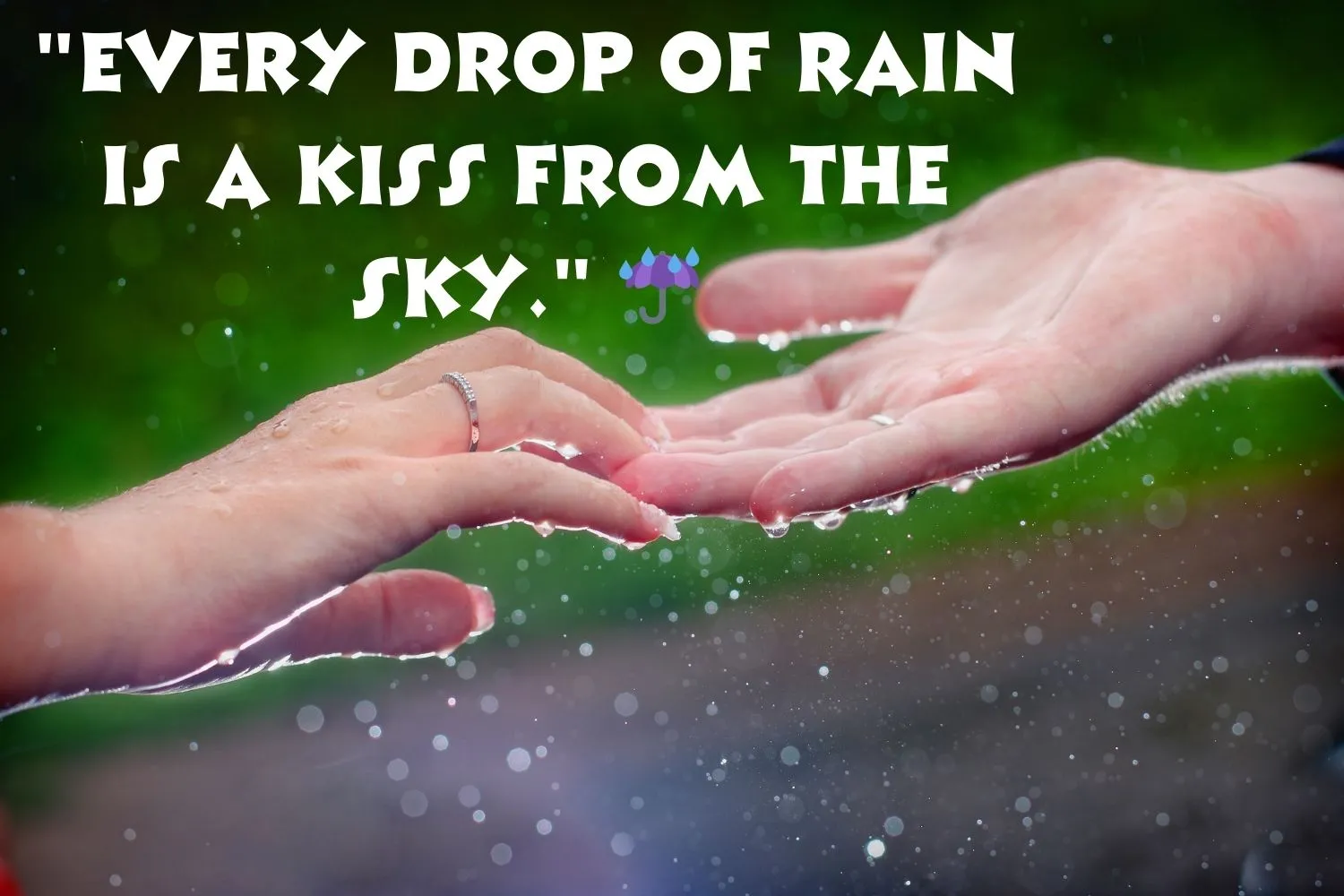 Rain Captions and Quotes