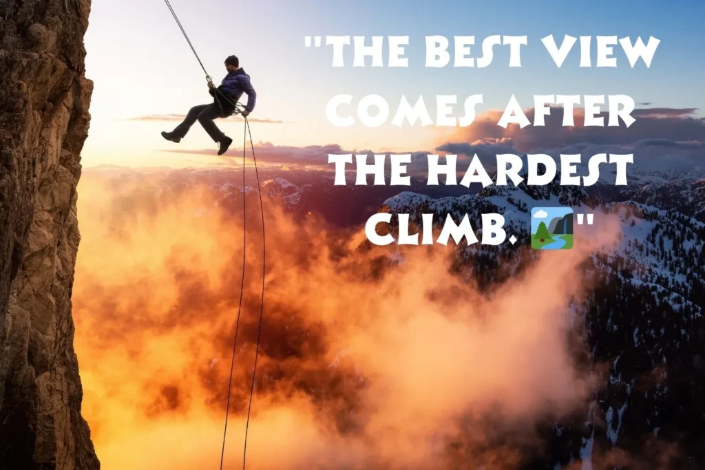 Rock Climbing Instagram Captions