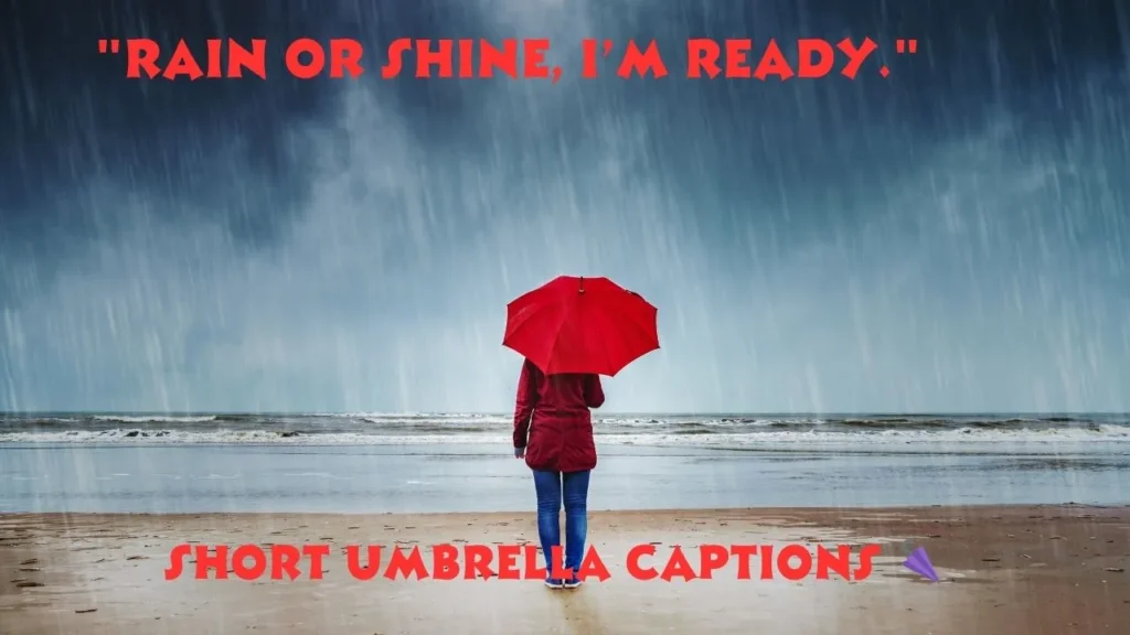 Short Umbrella Captions  