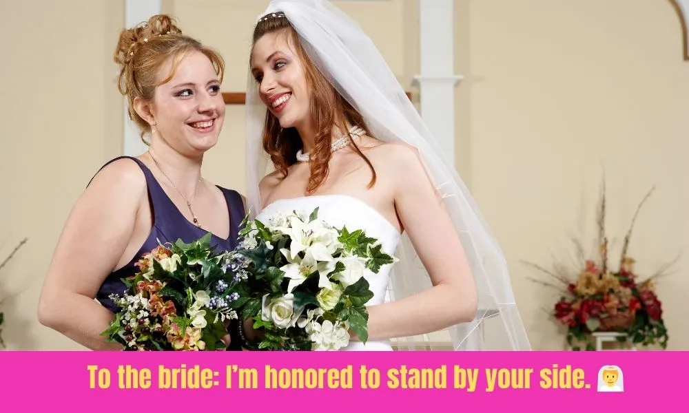 Maid Of Honor Captions For Instagram