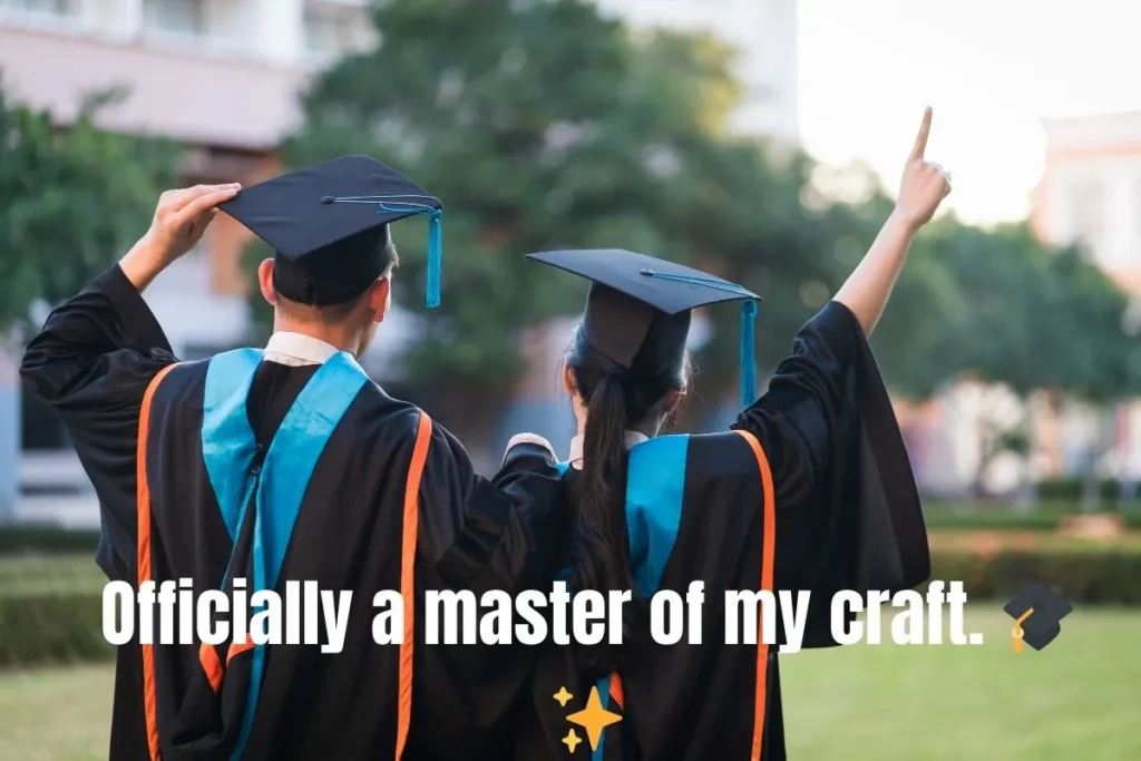 Masters Degree Captions For Instagram