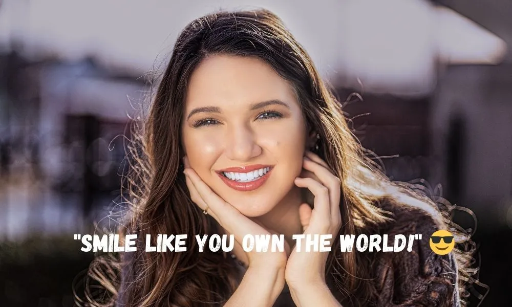Confident Smile Captions