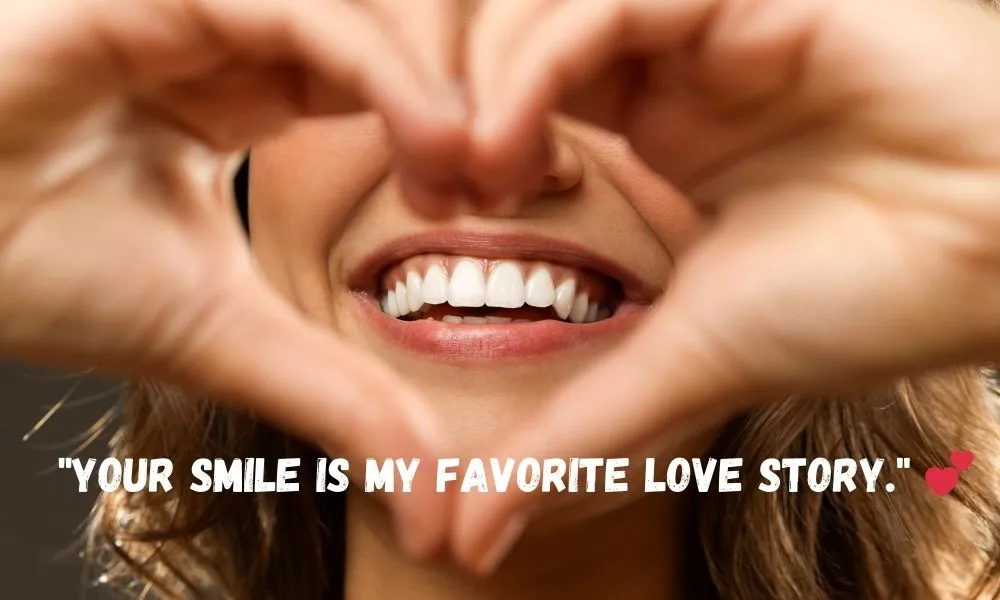 Romantic Smile Captions