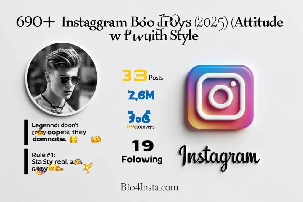 Instagram Bio for Boys