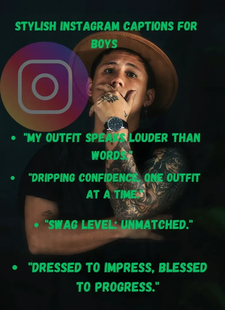 Stylish Instagram Captions for Boys 